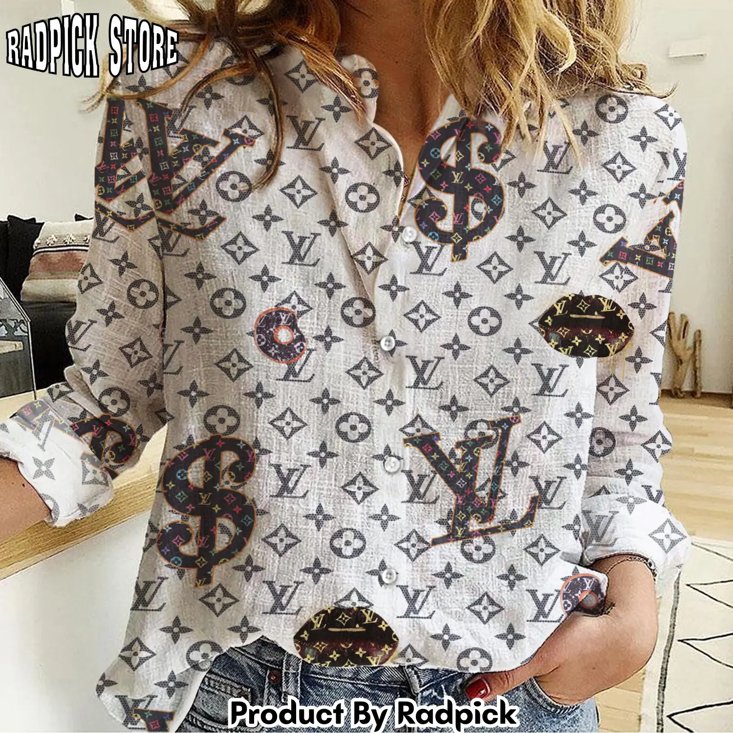 Radpick premium logo monogram louis vuitton shirt rp662266